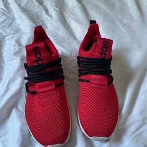 Red adidas sneakers mens us 11